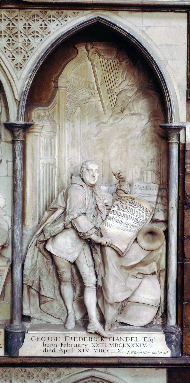 Monument to Handel in Westminster Abbey. | RIP The Final Impression